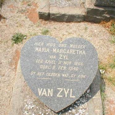 ZYL Maria Margaretha, van nee KRIEL 1866-1946