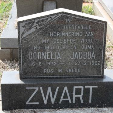 ZWART Cornelia Jacoba 1922-1982