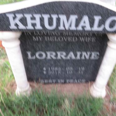KHUMALO Lorraine 1942-2015