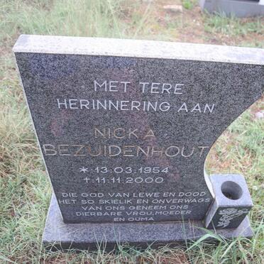BEZUIDENHOUT Nick A. 1954-2000