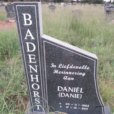 BADENHORST Daniel 1962-2011