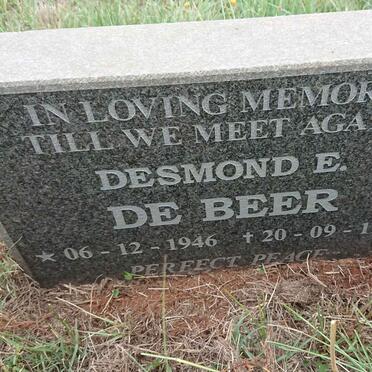 BEER Desmond E., de 1946-1999