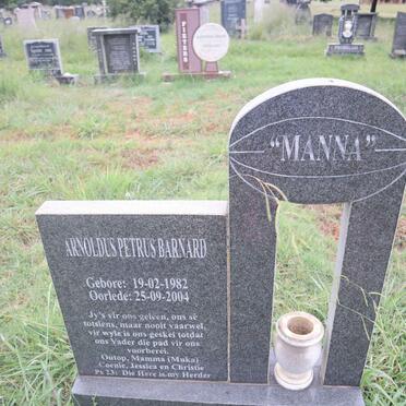 BARNARD Arnoldus Petrus 1982-2004
