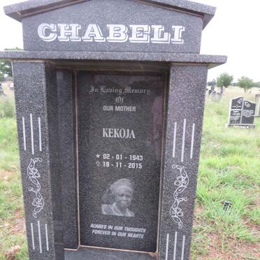 CHABELI Kekoja 1943-2015
