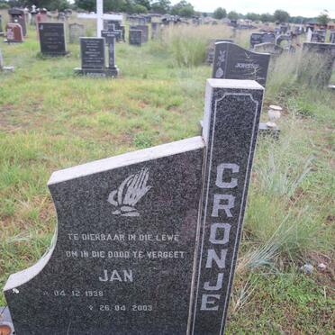 CRONJE Jan 1938-2003