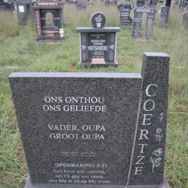 COERTZE Hans 1931-2016