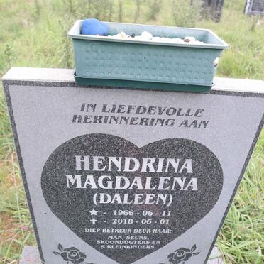 CARLSON Hendrina Magdalena 1966-2018