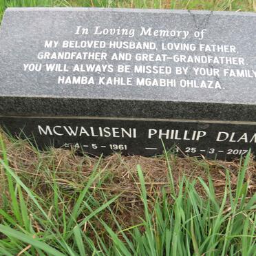 DLAMINI Mcwaliseni Phillip 1961-2017