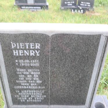 DANIELS Pieter Henry 1937-2003