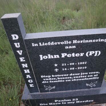 DUVENHAGE John Peter 1967-2010