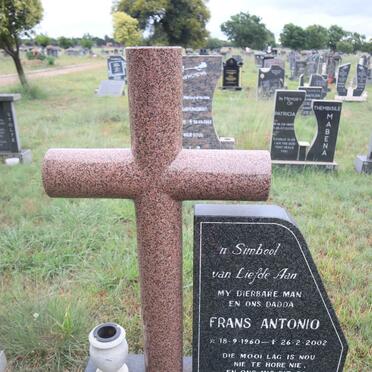 ESTERHUYSEN Frans Antonio 1960-2002