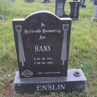 ENSLIN Hans 1953-2006
