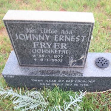 FRYER Johnnie Ernest 1977-2003