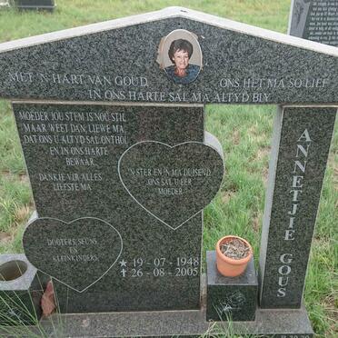 GOUS Annetjie 1948-2005