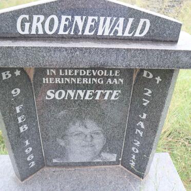 GROENEWALD Sonnette 1962-2012