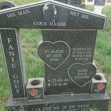 GOUS Fanie 1946-1999