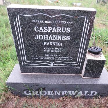 GROENEWALD Casparus Johannes 1935-2015