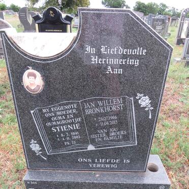 GRANGE Stienie, le 1941-2003 :: BRONKHORST Jan Willem 1966-2015