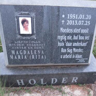 HOLDER Magdalena Maria 1951-2013