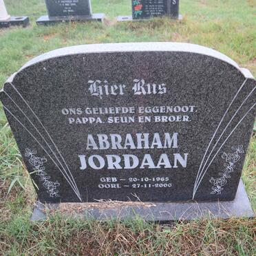 JORDAAN Abraham 1965-2000