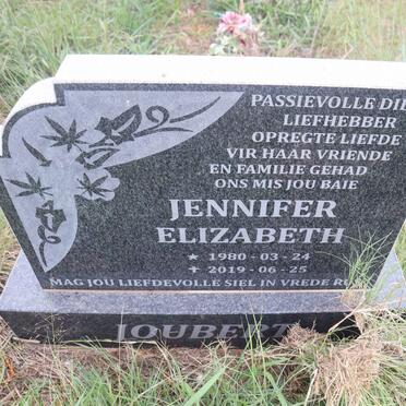JOUBERT Jennifer Elizabeth 1980-2019