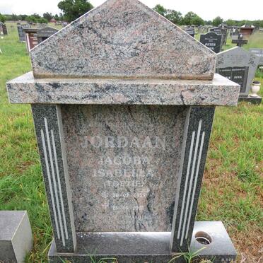 JORDAAN Jacoba Isabella 1959-2003
