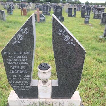JANSEN Roelof Jacobus 1940-2000