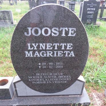 JOOSTE Lynette Magrieta 1953-2004