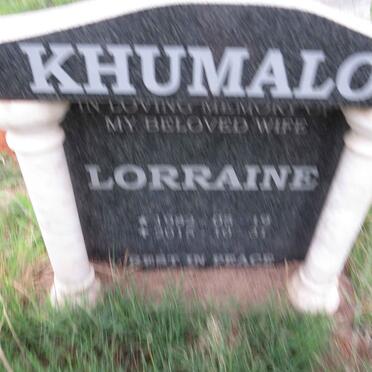 KHUMALO Lorraine 1942-2015