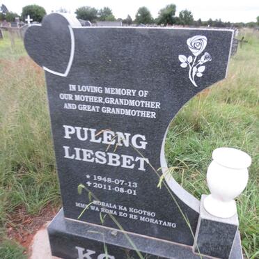 KGOARI Puleng Liesbet 1948-2011