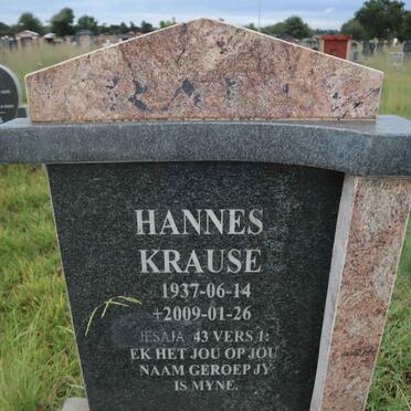 KRAUSE Hannes 1937-2009