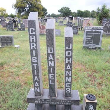 KOK Christiaan Daniel Johannes 1962-2003