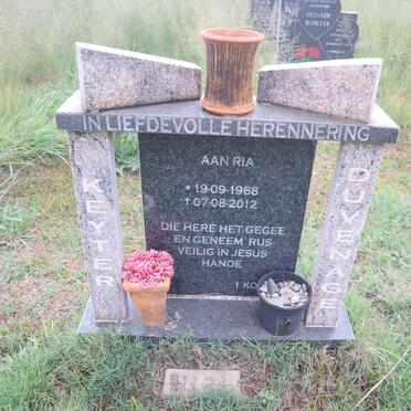 KEYTER Ria nee DUVENHAGE 1968-2012
