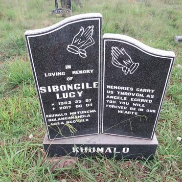 KHUMALO Sibongile Lucy 1942-2017