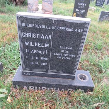 LABUSCHAGNE Christiaan Wilhelm 1946-2003
