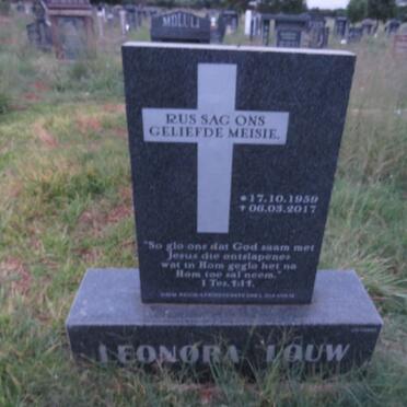 LOUW Leonora 1959-2017