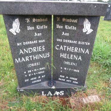 LAAS Andries Marthinus 1940-2003 & Catherina Helena 1945-