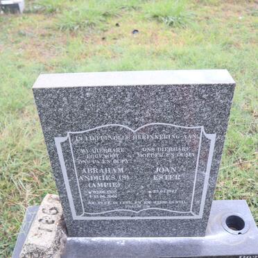 MERWE Abraham Andries, van der 1938-2006 & Joan Ester 1942-