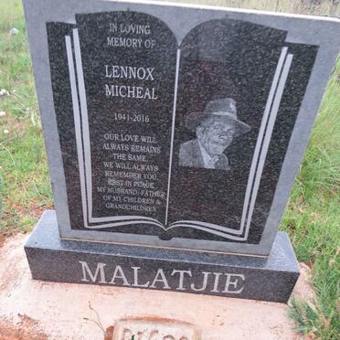 MALATJIE Lennox Micheal 1941-2016