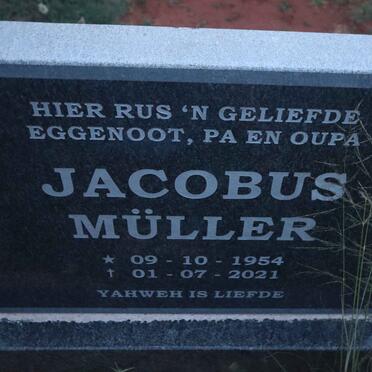 MULLER Jacobus 1954-2021