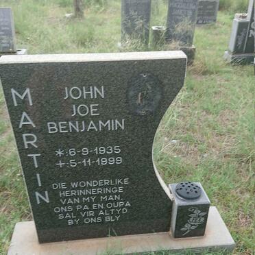 MARTIN John Joe Benjamin 1935-1999