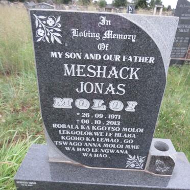 MOLOI Meshack Jonas 1971-2013