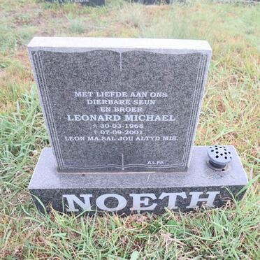 NOETH Leonard Michael 1968-2001