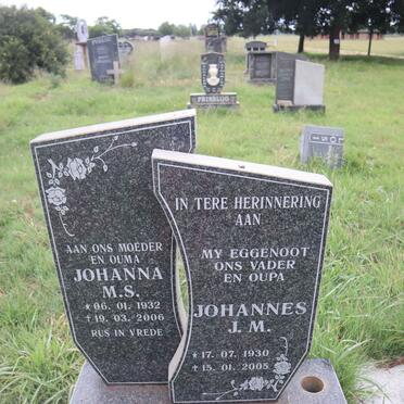 NEST Johannes J.M., van der 1930+2005 & Johanna M.S. 1932-2006