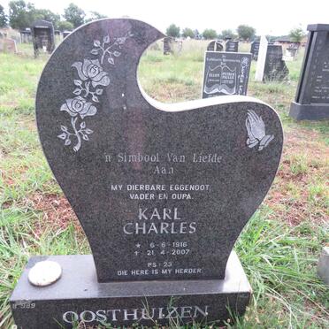 OOSTHUIZEN Karl Charles 1916-2007