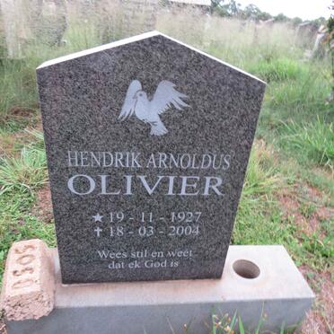 OLIVIER Hendrik Arnoldus 1927-2004