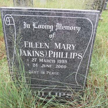 PHILLIPS Eileen Mary nee JAKINS 1909-2000