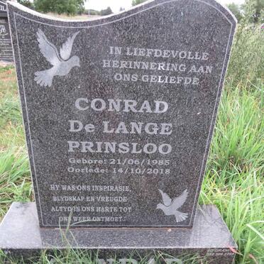 PRINSLOO Conrad De Lange 1985-2018