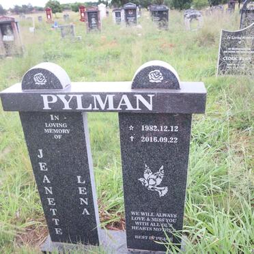 PYLMAN Jeanette Lena 1982-2016