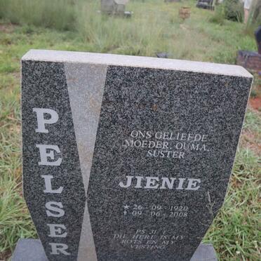 PELSER Jienie 1920-2008